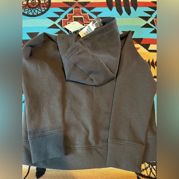 DSG Girls Sport Fleece Black Full-Zip Hoodie - Picture 3 of 5